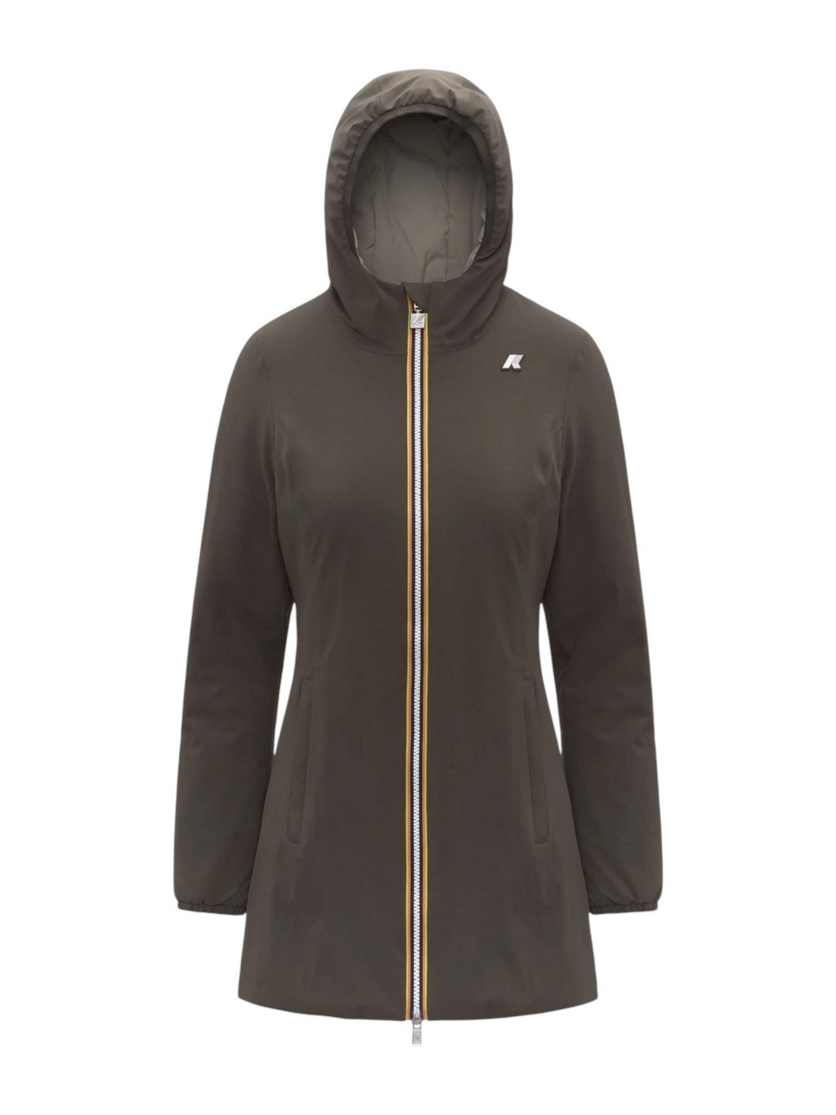 K-WAY Damenjacke DENISE ST WARM DOUBLE K6128UW B42 Schwarz Oliv - Grün