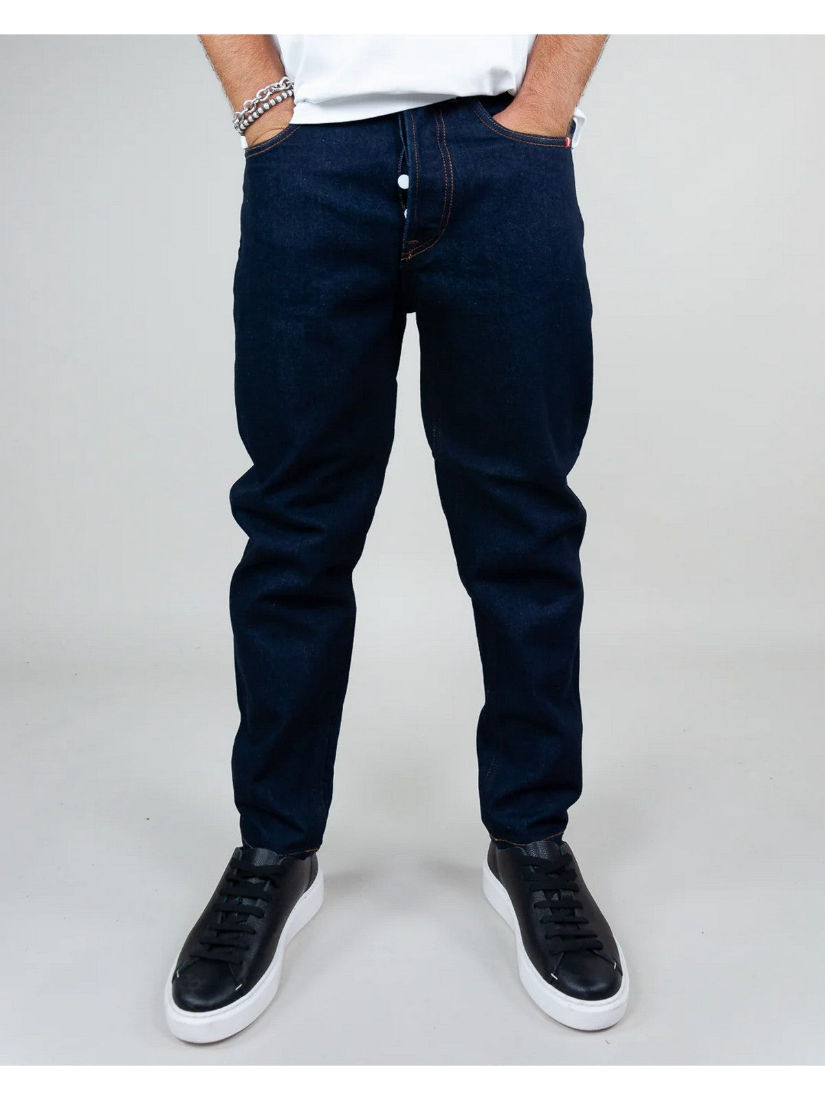 AMISH Jeans Uomo Jeremiah AMU001D5700021 C0999 Blu gioboutiqueweb