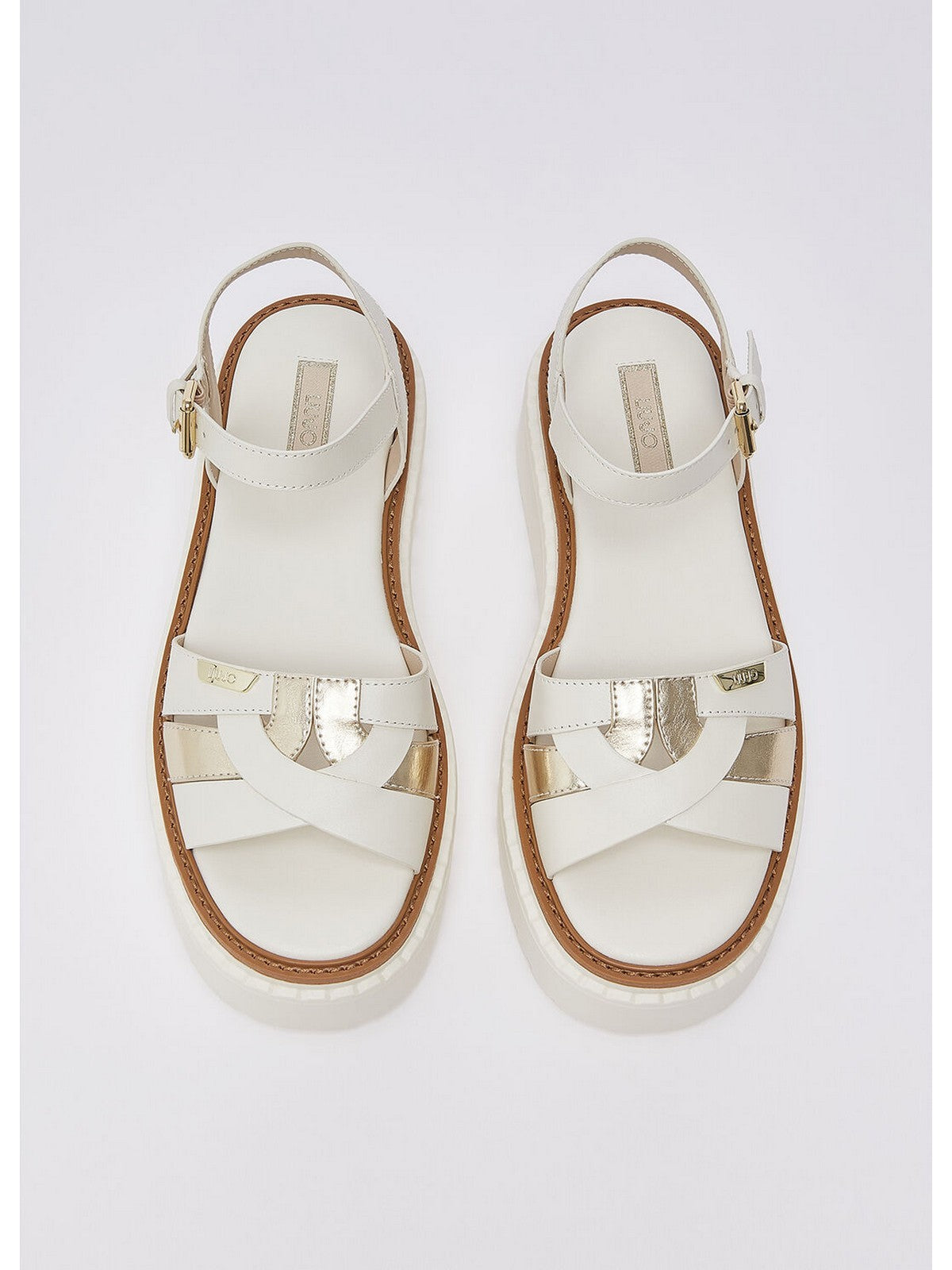LIU JO Sandalo Donna Bessie SA6159PX026 S1874 MILK/LIGHT GOLD