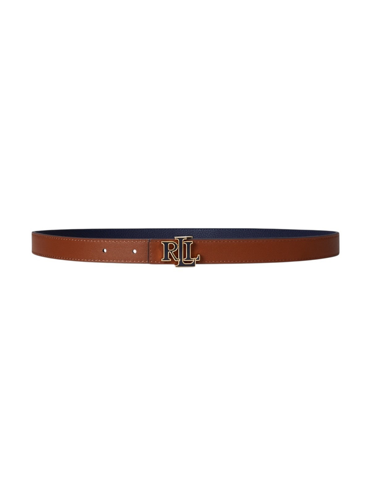 LAUREN RALPH LAUREN Cintura Donna REV LRL 20-BELT-SKINNY 412P04418 001 REFINED NAVY/LAUREN TAN