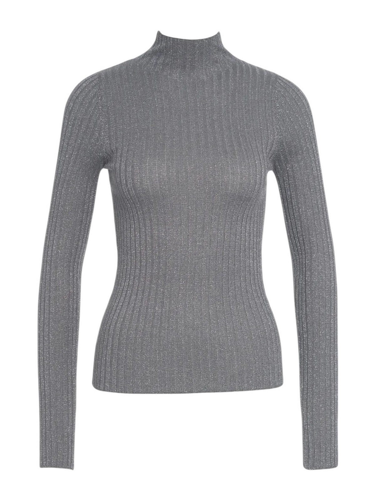 LIU JO WHITE Maglione Donna  MF5389MS46J 04020 Antracite met.