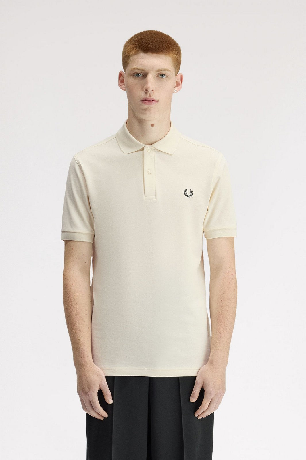 FRED PERRY Polo Uomo FP THE FRED PERRY SHIRT FP-M6000-57 13B ECRU/GRASSROOTS