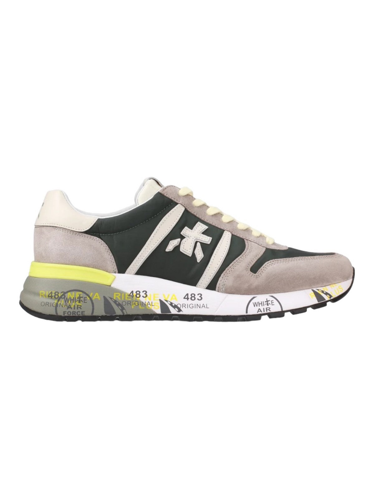 Nagrane męskie sneaker Lander var 6632 Gray