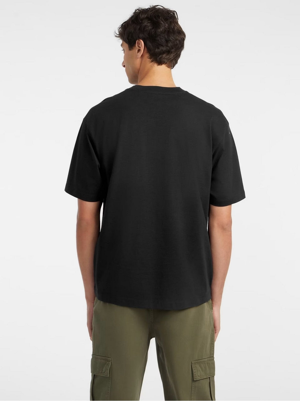 Deviner T-shirt Men gj ss cn os mini triangle tee m4yi46 k8fq4 jblk noir