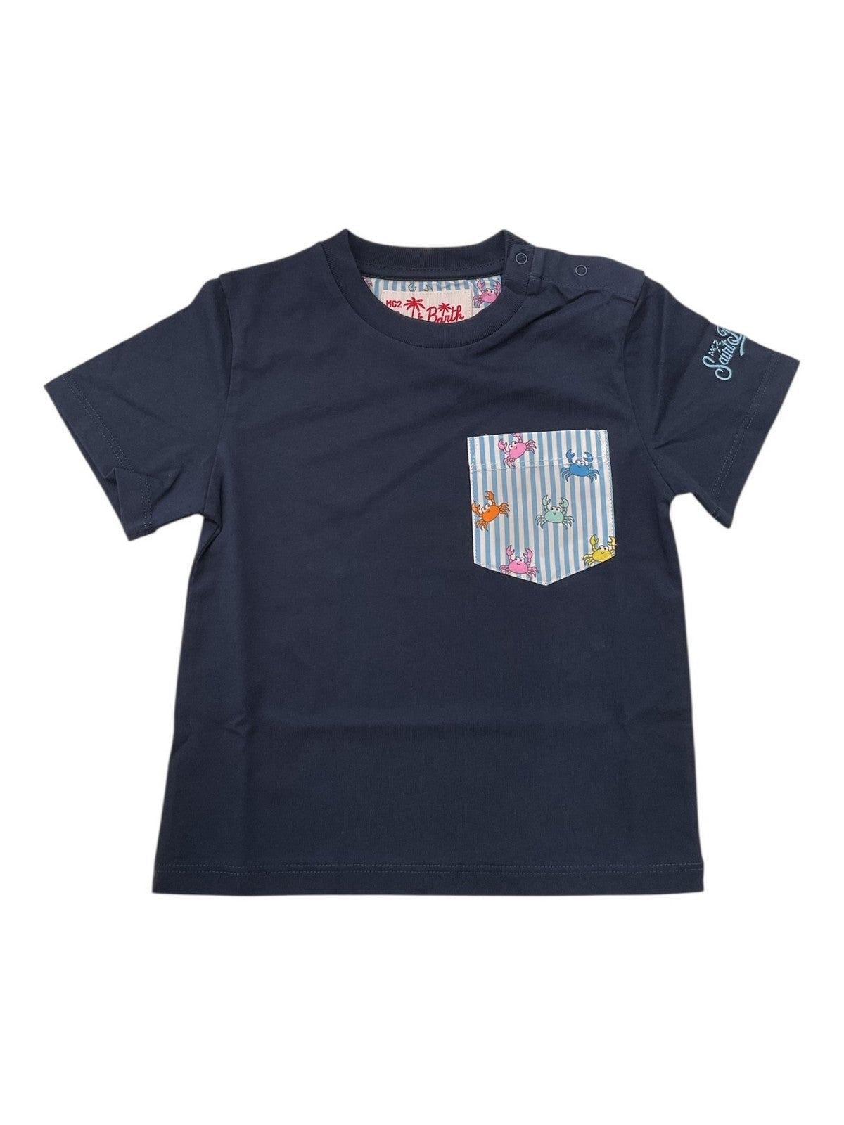 MC2 SAINT BARTH T-shirt Bambini e ragazzi  KEA 02098L 61 PINCHY MULTI STRIPES 30