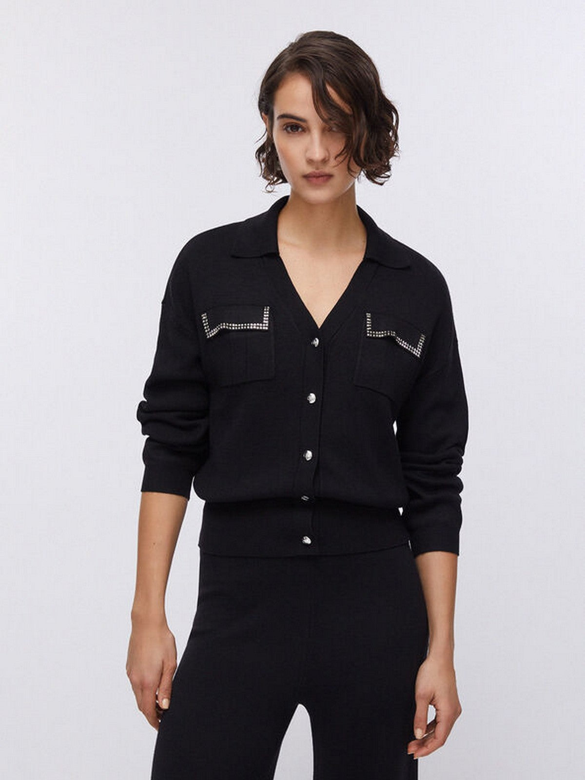 LIU JO SPORT Cardigan Donna  TA6041MS59L 22222 Nero