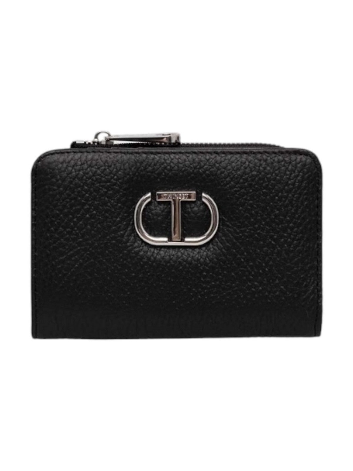 TWINSET Portafoglio Donna BUCKLE LEATHER 242TB7017 00006 Nero gioboutiqueweb