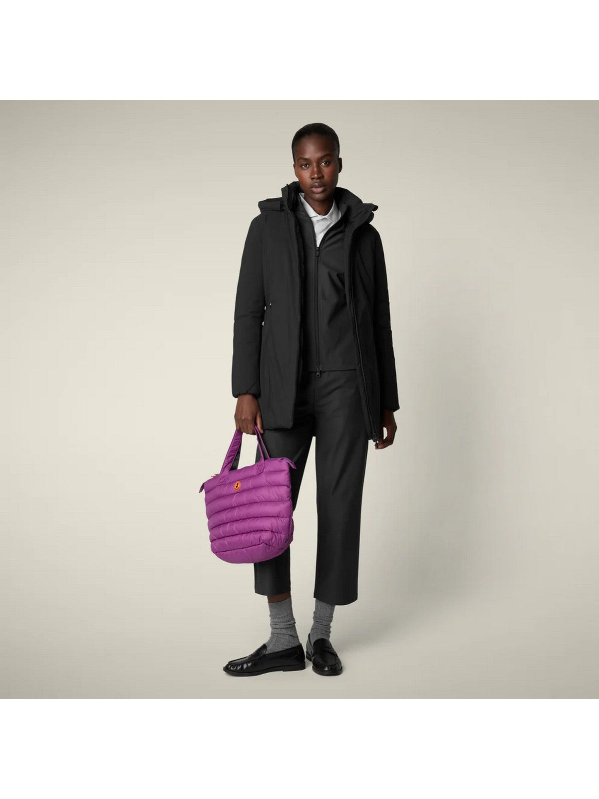 SAVE THE DUCK Cappotto Donna Rachel D40060W MATT21 10000 BLACK