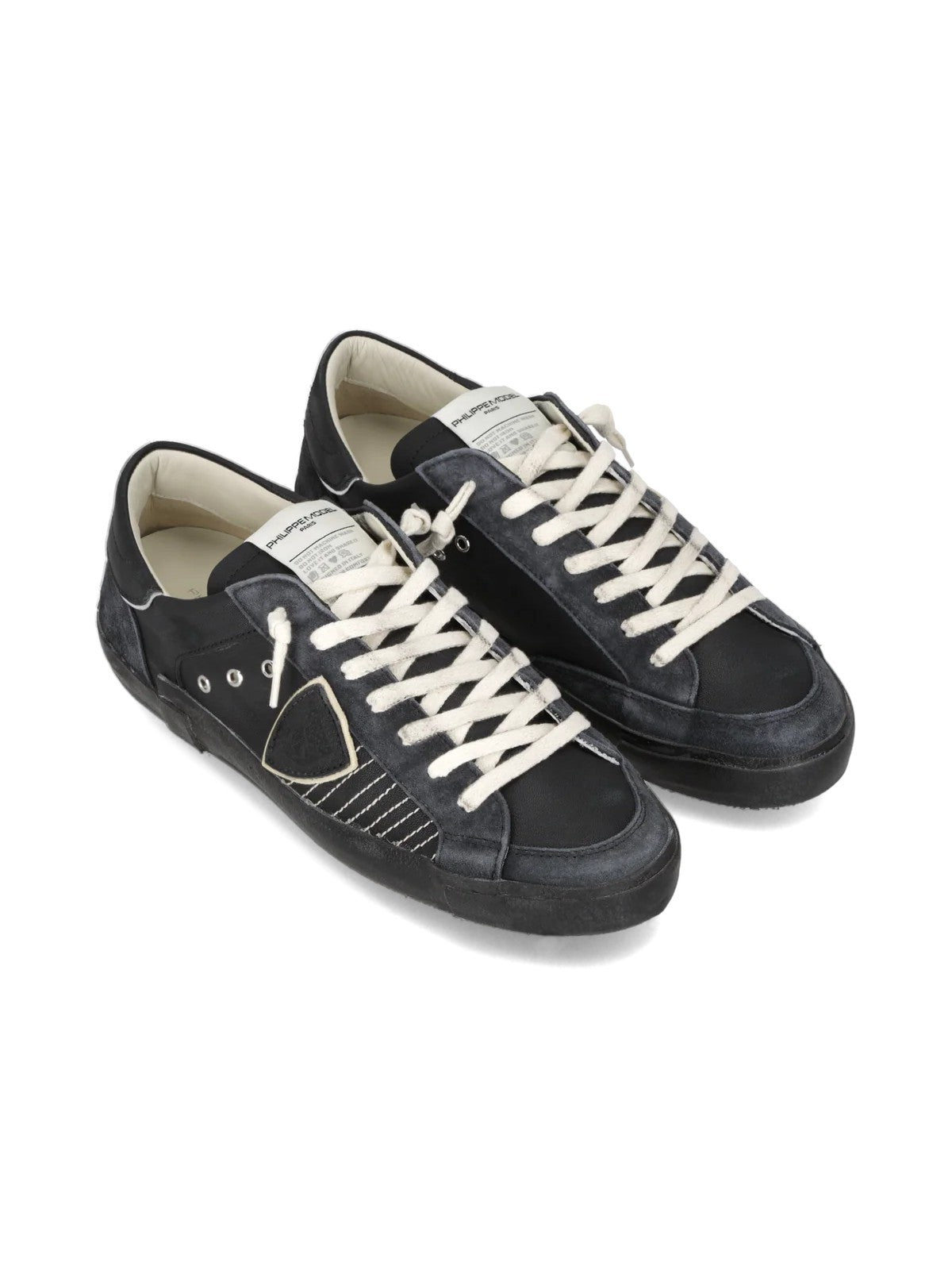 PHILIPPE MODEL Sneaker Uomo Prsx Low Man PRLU XP09 MIXAGE POP_NOIR NOIR