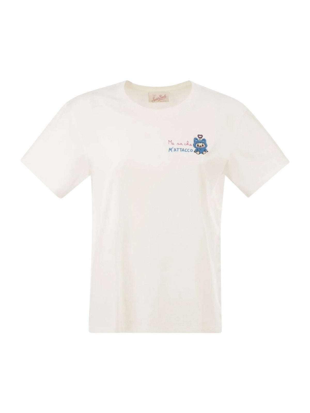 MC2 SAINT BARTH T-shirt Donna  EMILIE 01042L ATTACCO PUPPY 10 EMB