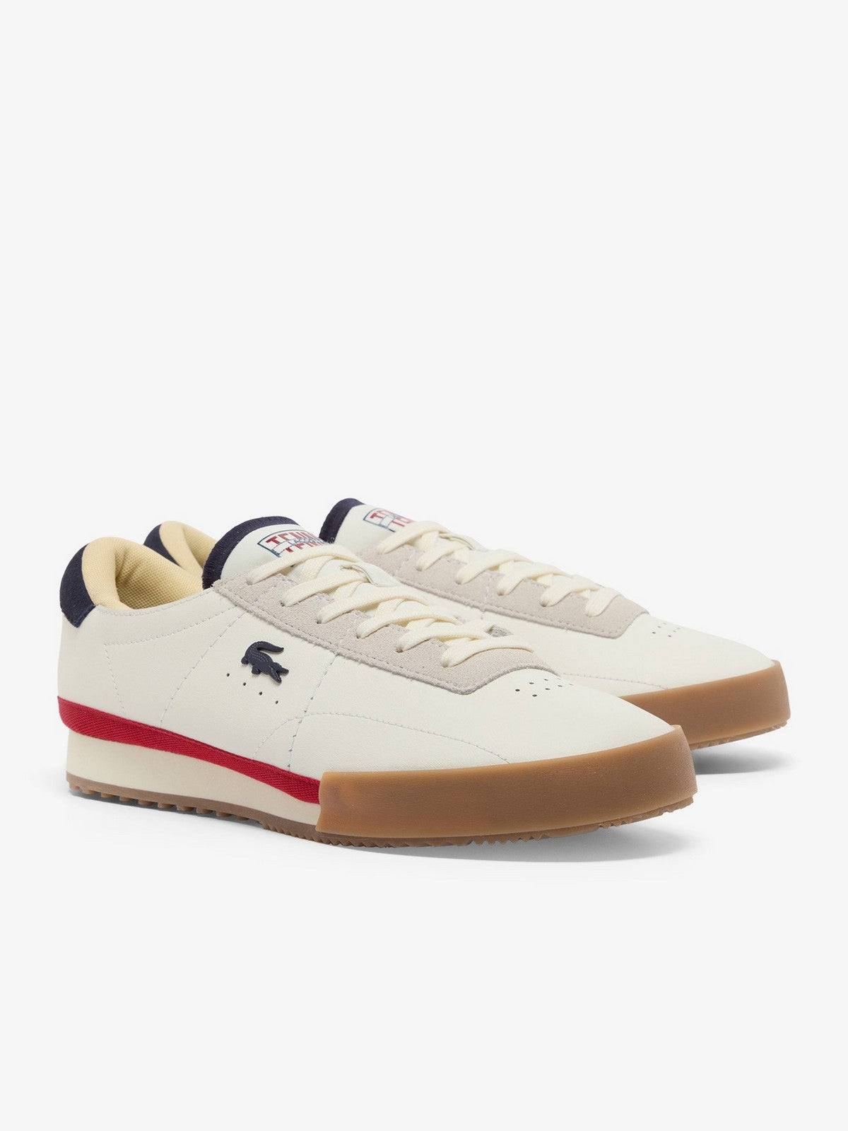 LACOSTE Sneaker Uomo AURA 225 750SMA0161 407 WHT/NVY/RED