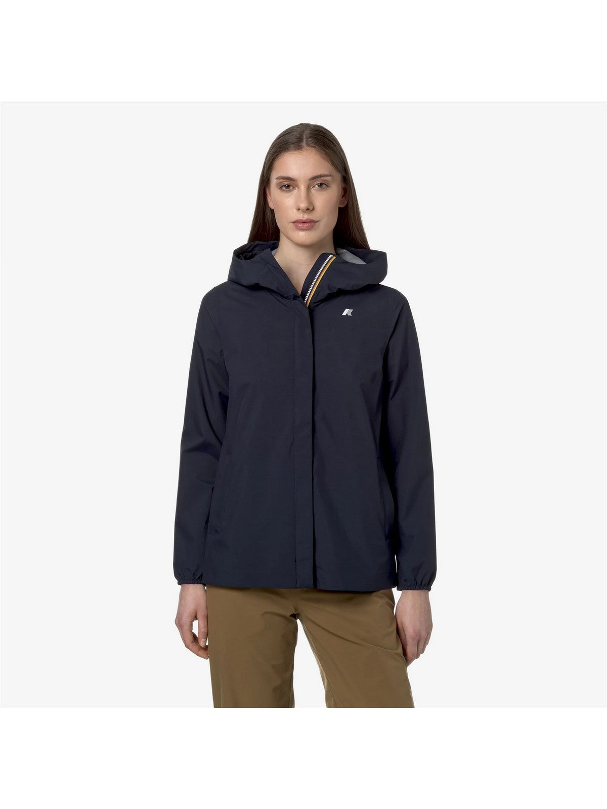 K-WAY Giubbino Donna MARGUERITE STRETCH DOT K31382W K89 BLUE DEPTH