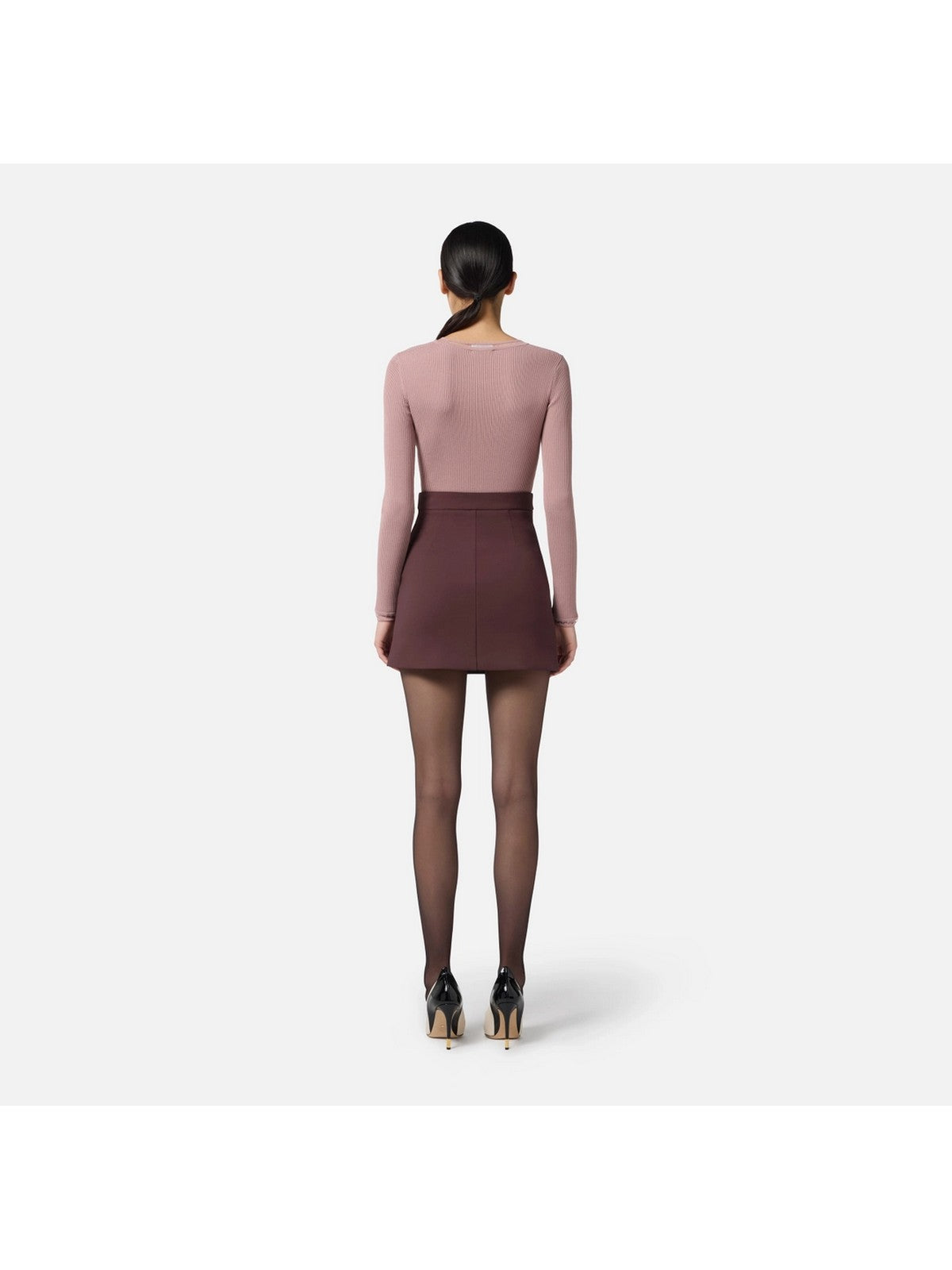 ELISABETTA FRANCHI Gonna Donna  GO13156E2 EA4 MERLOT