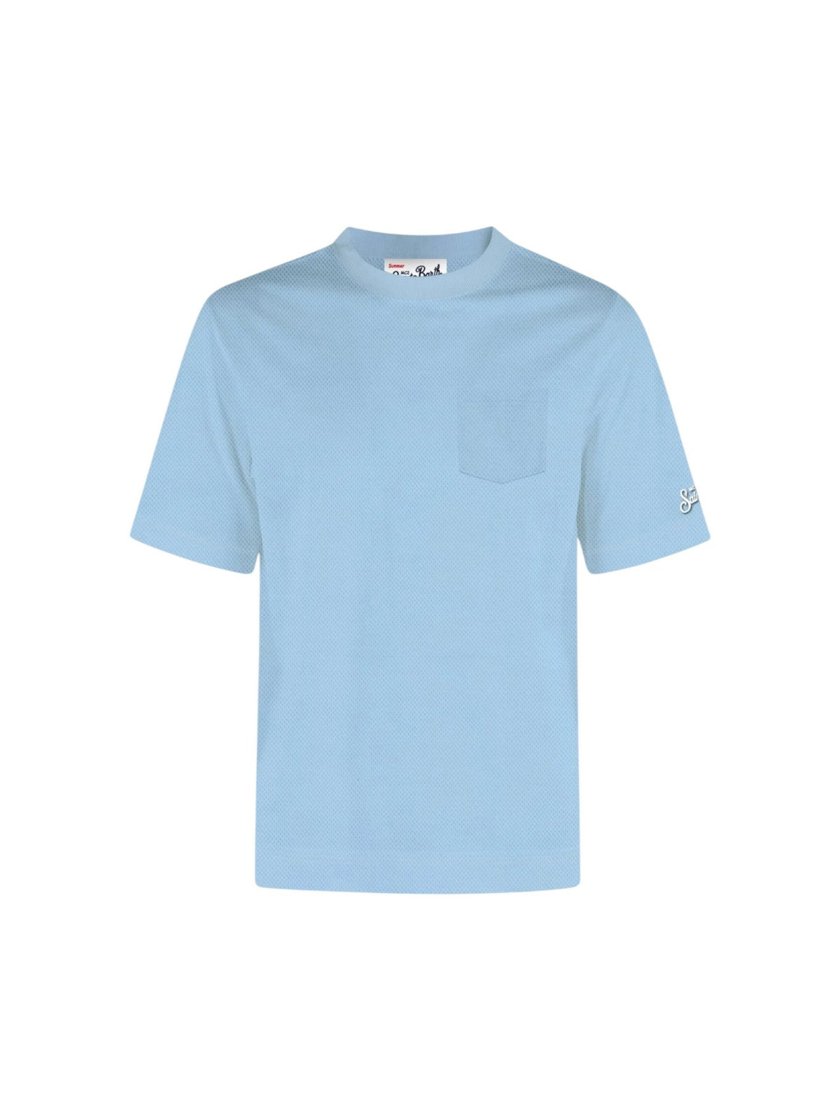 MC2 SAINT BARTH T-shirt Uomo  BAKEWELL 00132L PIQUET 31 LIGHT BLUE