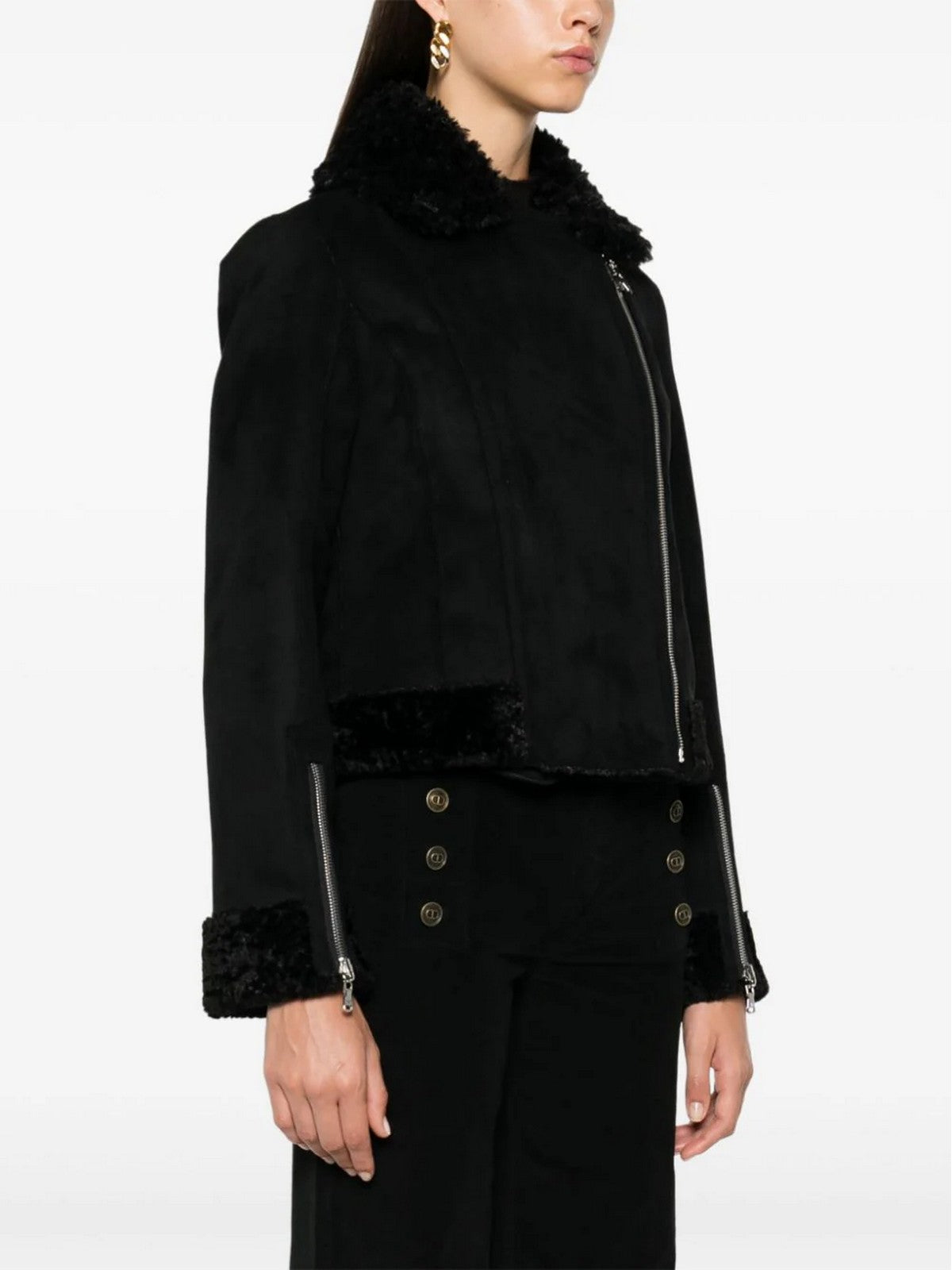 Patrizia Pepe Woman Jacket 2O0143 E012 K103 Negro