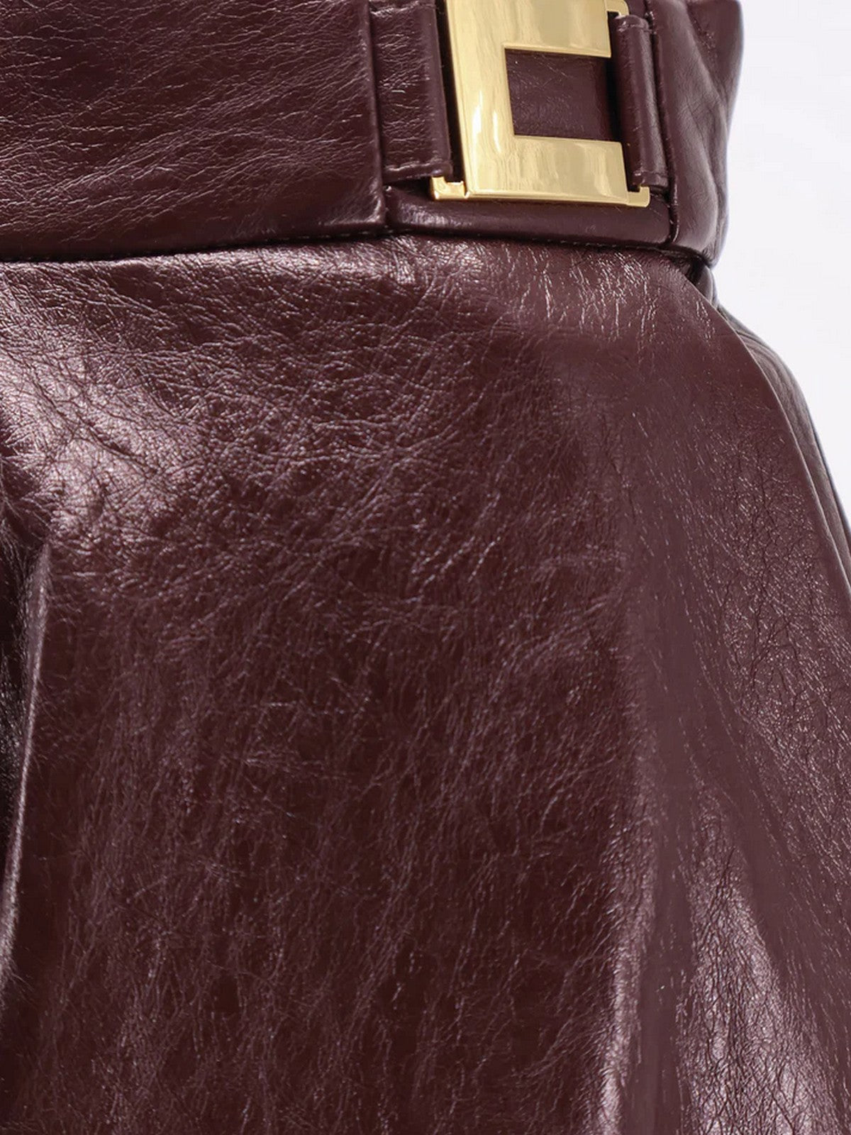 ELISABETTA FRANCHI Falda femenina GO13656E2 EA4 Merlot