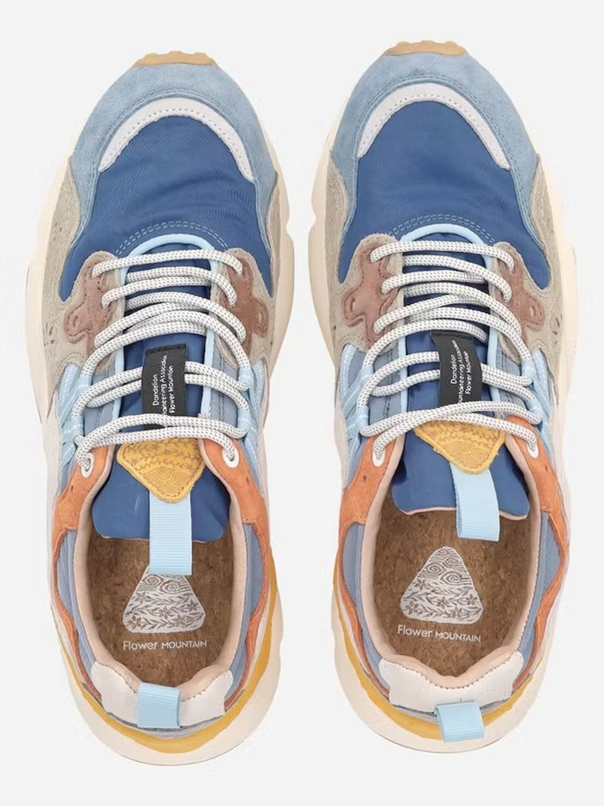 FLOWER MOUNTAIN Men's Sneaker YAMANO 3 UNI 2017818-01-1B13 AZURE-SAGE