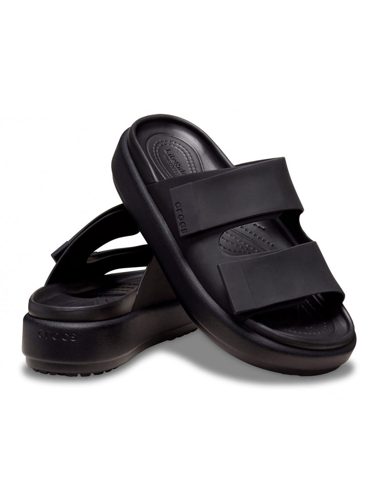 CROCS Sandale Femme Brooklyn Luxe Sandale W 209586 060 Noir