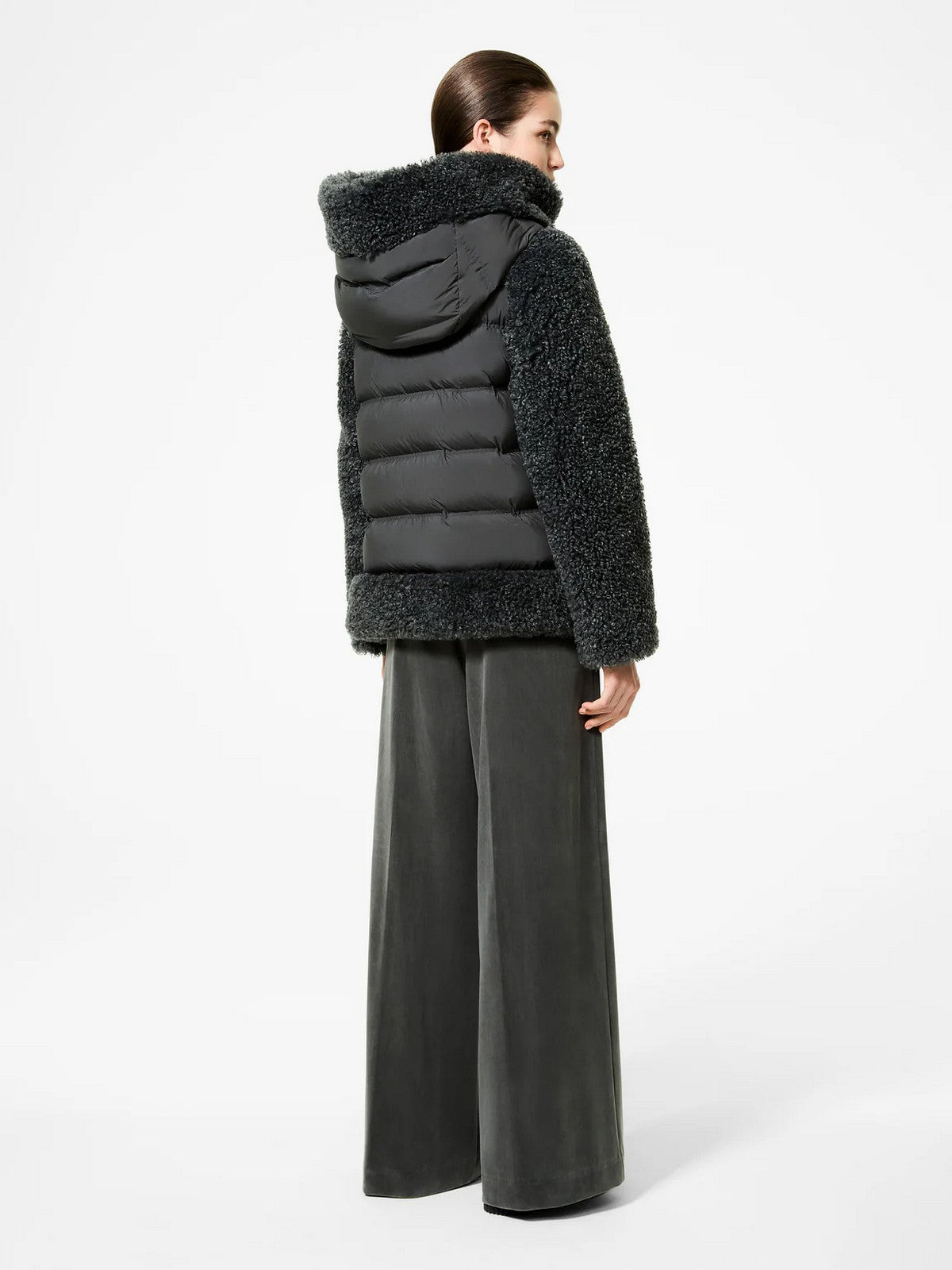 RRD Piumino Donna lamb hybrid hood wom jkt W25572 20 20 FOREST GREEN