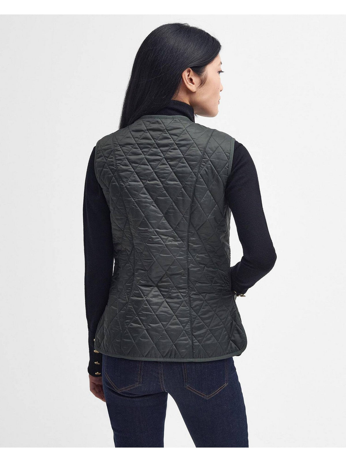 BARBOUR Damenweste FLEECE BETTY LINER LLI0003 OL71 DARK OLIVE