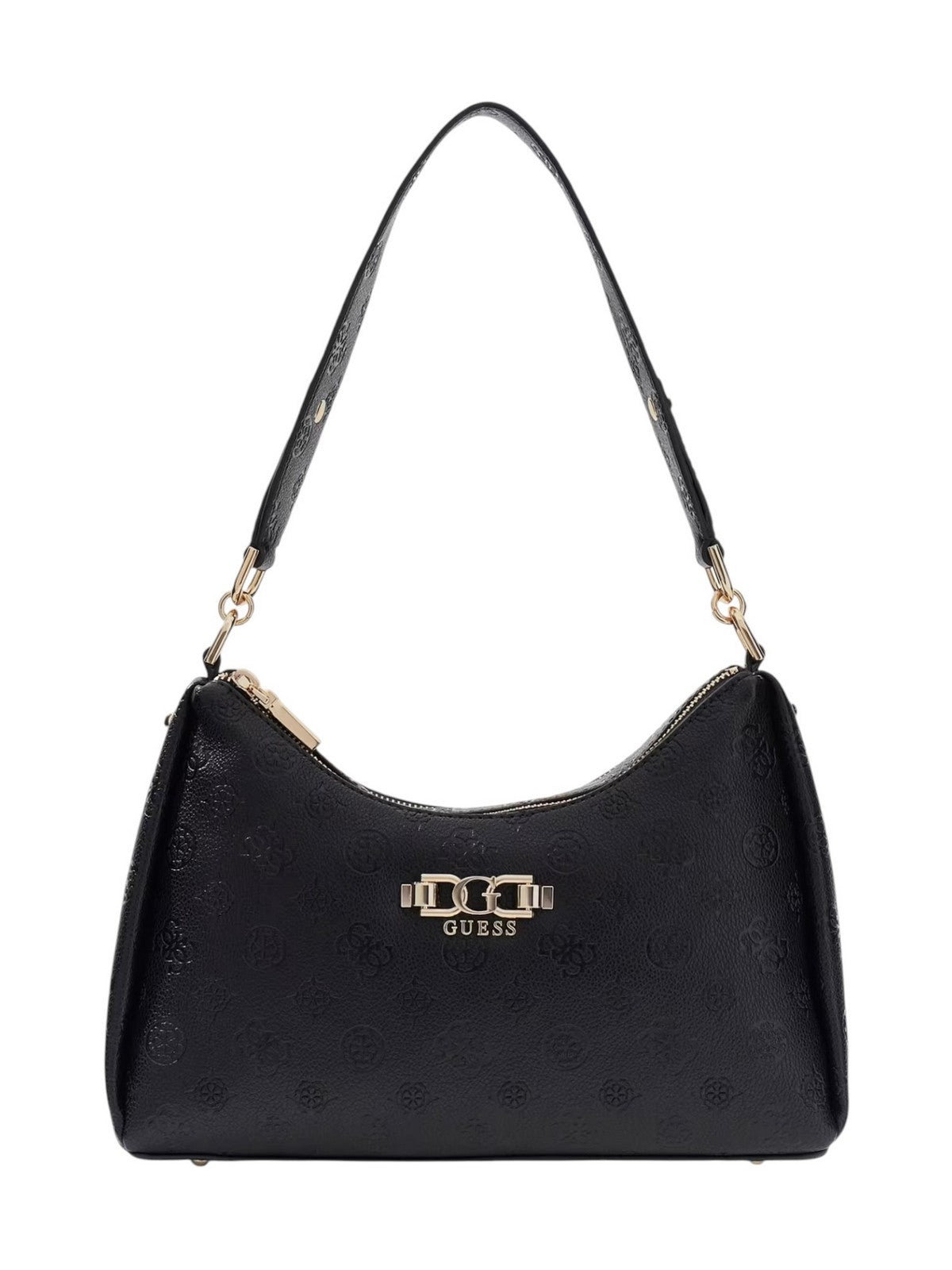 GUESS Borsa Donna ANISE DOUBLE ZIP SHOULDER BAG HWPD99 16180 BLO BLACK LOGO