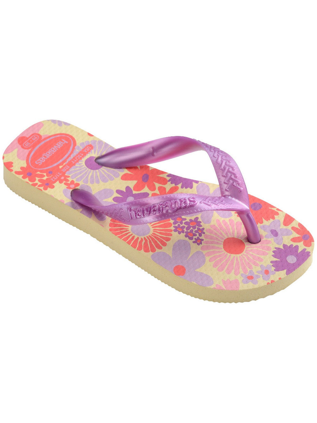 HAVAIANAS Infradito Bambine e ragazze Hav. Kids Flores 4000052.9256 Beige gioboutiqueweb