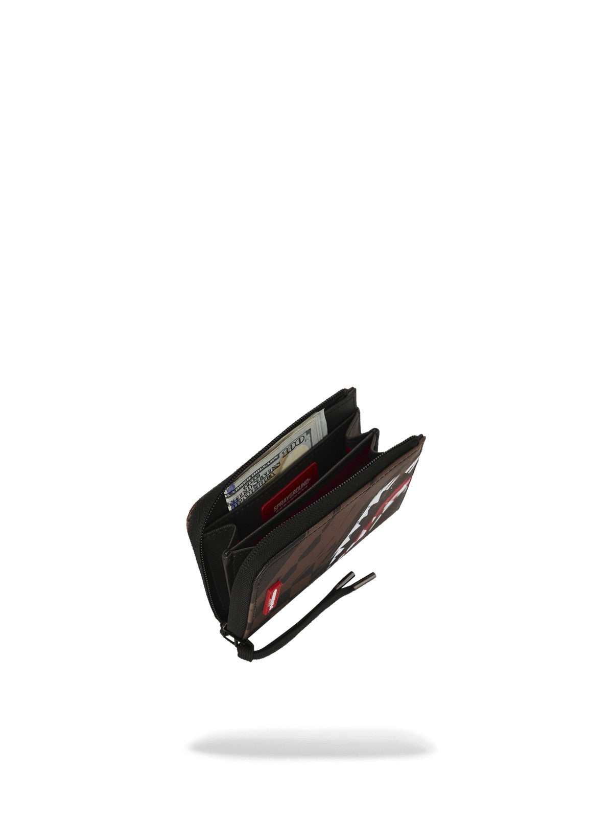 SPRAYGROUND Portafoglio Unisex adulto SMEARED GRUNGE WALLET 910W8971NSZ Marrone