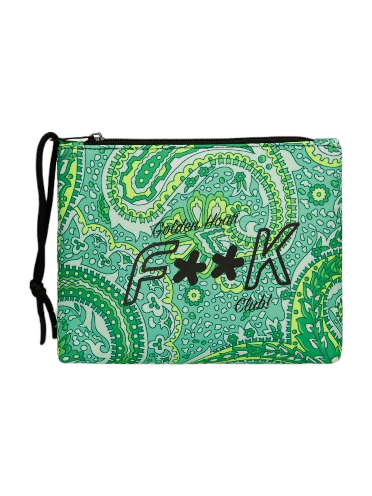 F ** k Women's FK24-A035X12 Green Clutch Sacs