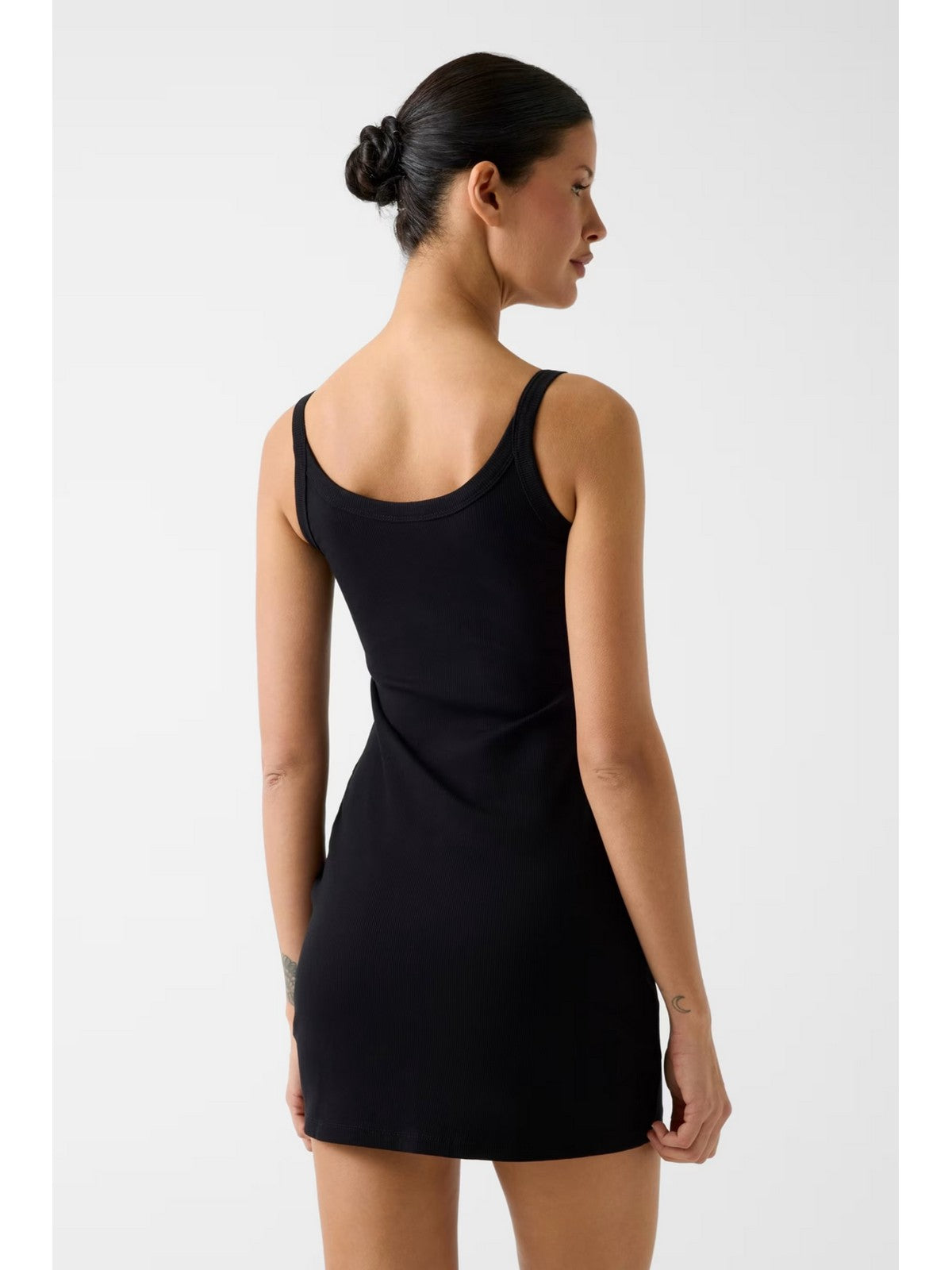 GUESS SPORT Abito Donna STELLA RIB SHORT DRESS V6GK11 K3181 JBLK Jet Black A996