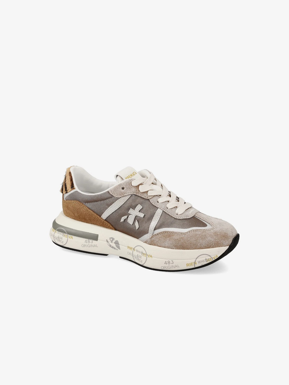 PREMIATA Sneaker Donna  CASSIE VAR 7675 TAUPE/BROWN