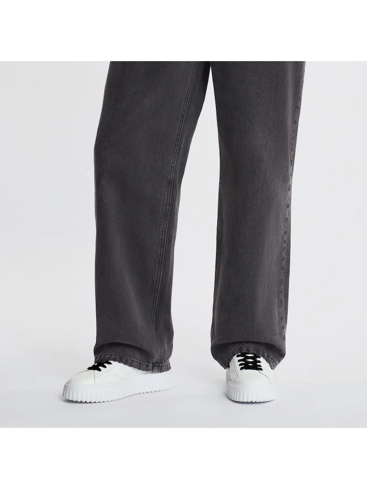 HOGAN Sneaker Uomo H-STRIPES ALLACCIATO H HXM6450FC60LE90001 B001(BIANCO)+B999(NERO)