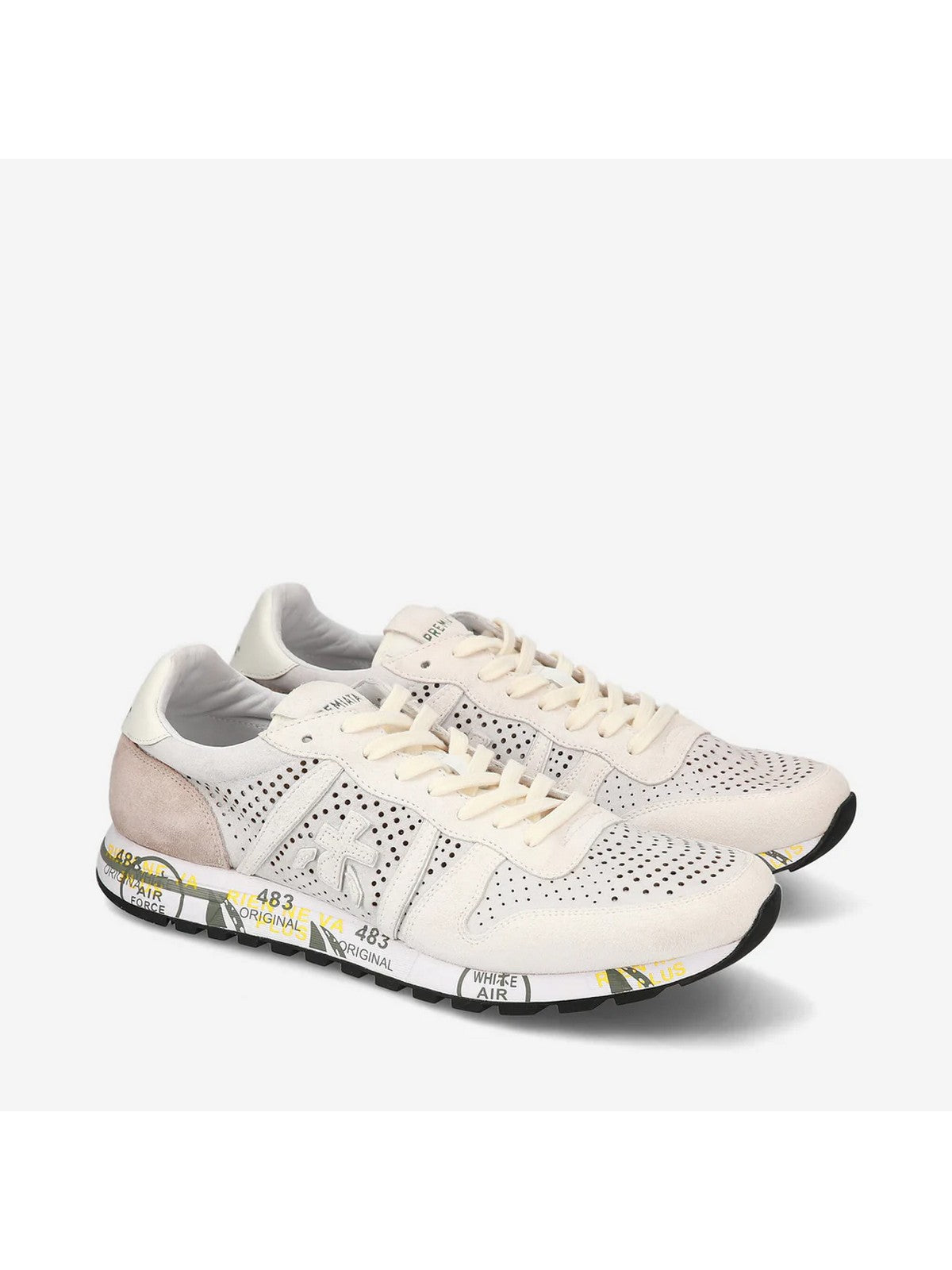 Baskets PREMIATA ERIC VAR 6606 blanches pour hommes