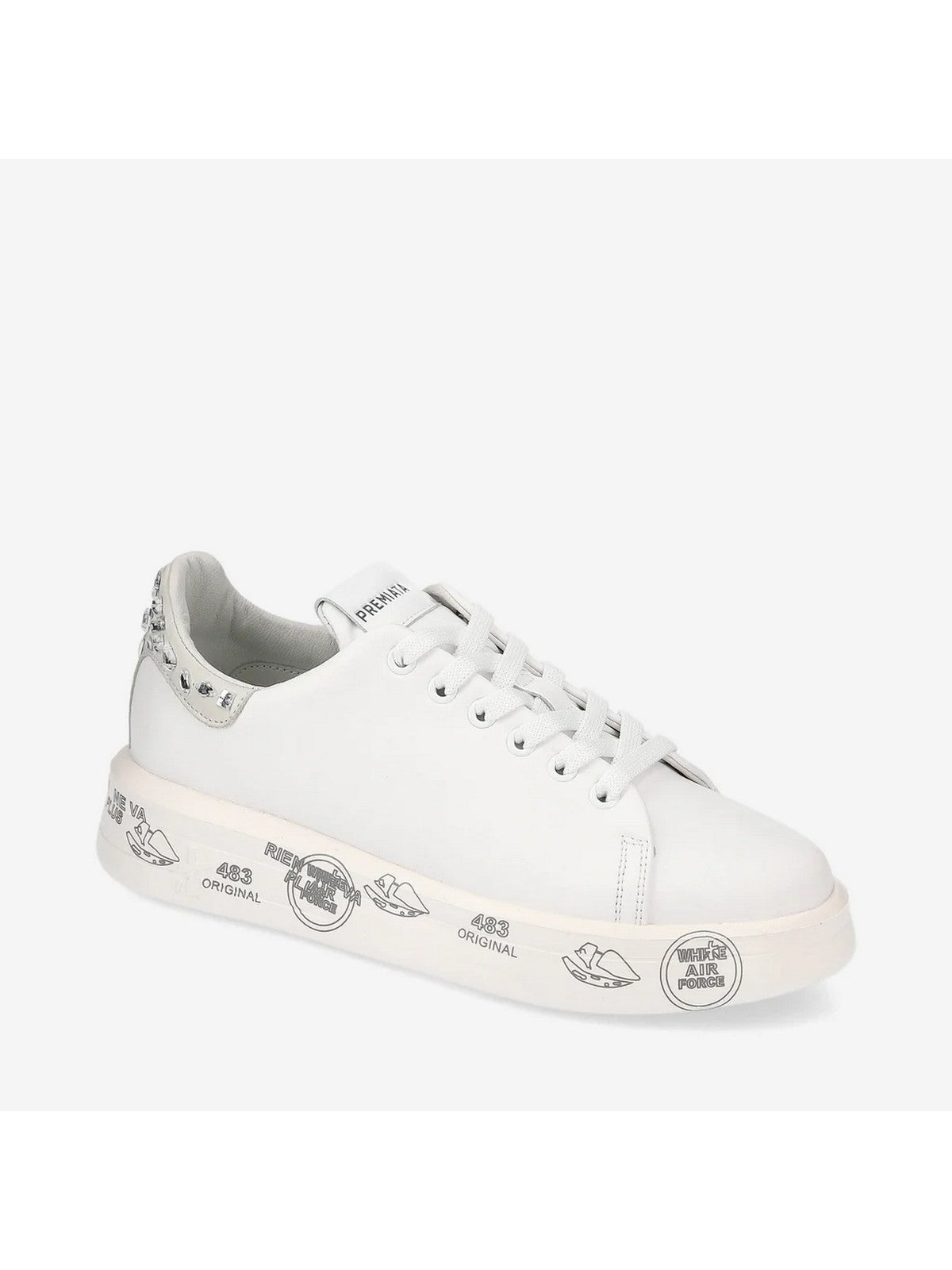 Sneaker pour femmes Belle var 6712 Sneaker blanc