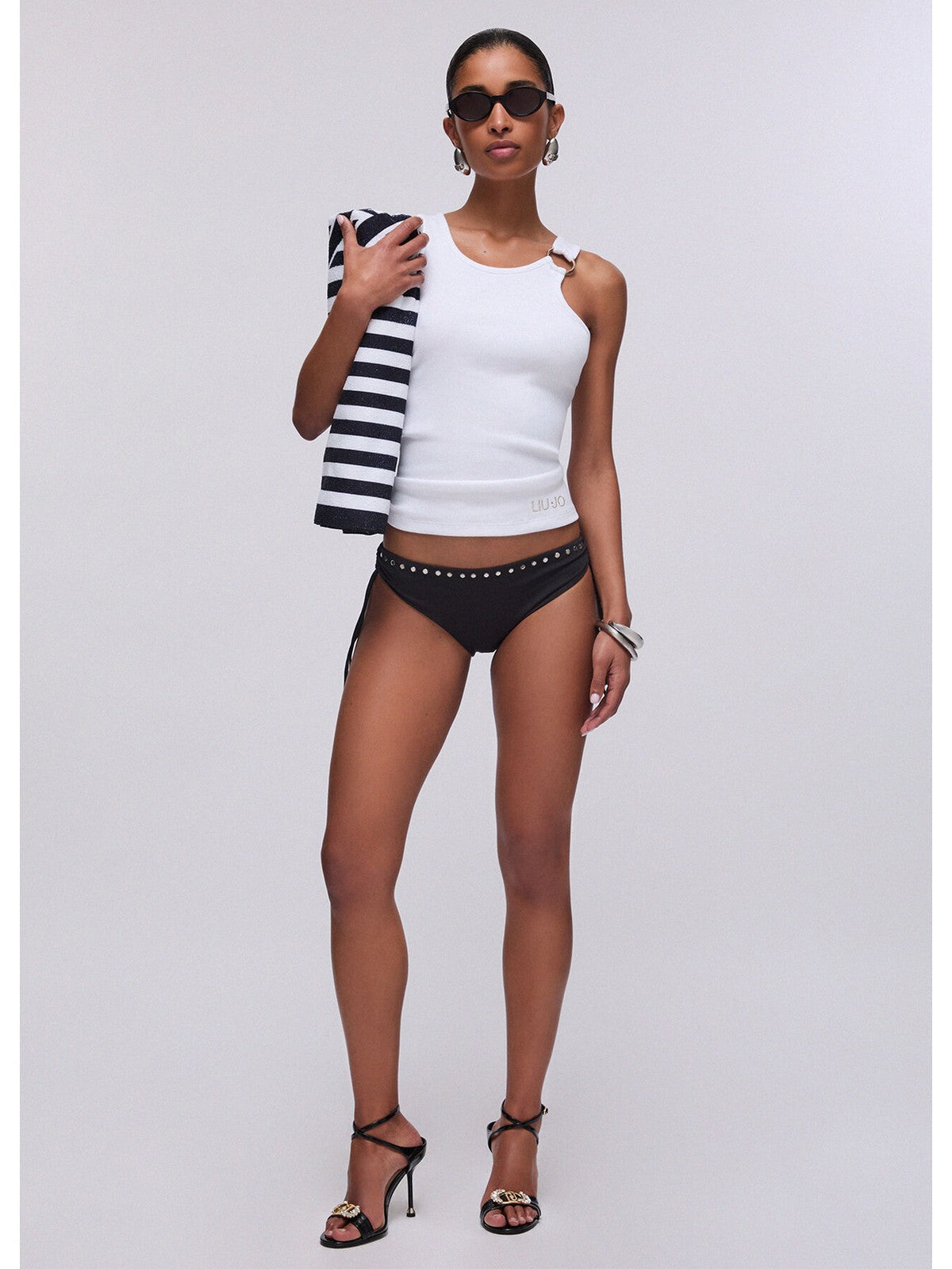 LIU JO BEACHWEAR Top Donna  VA6122J4822 11110 Bianco