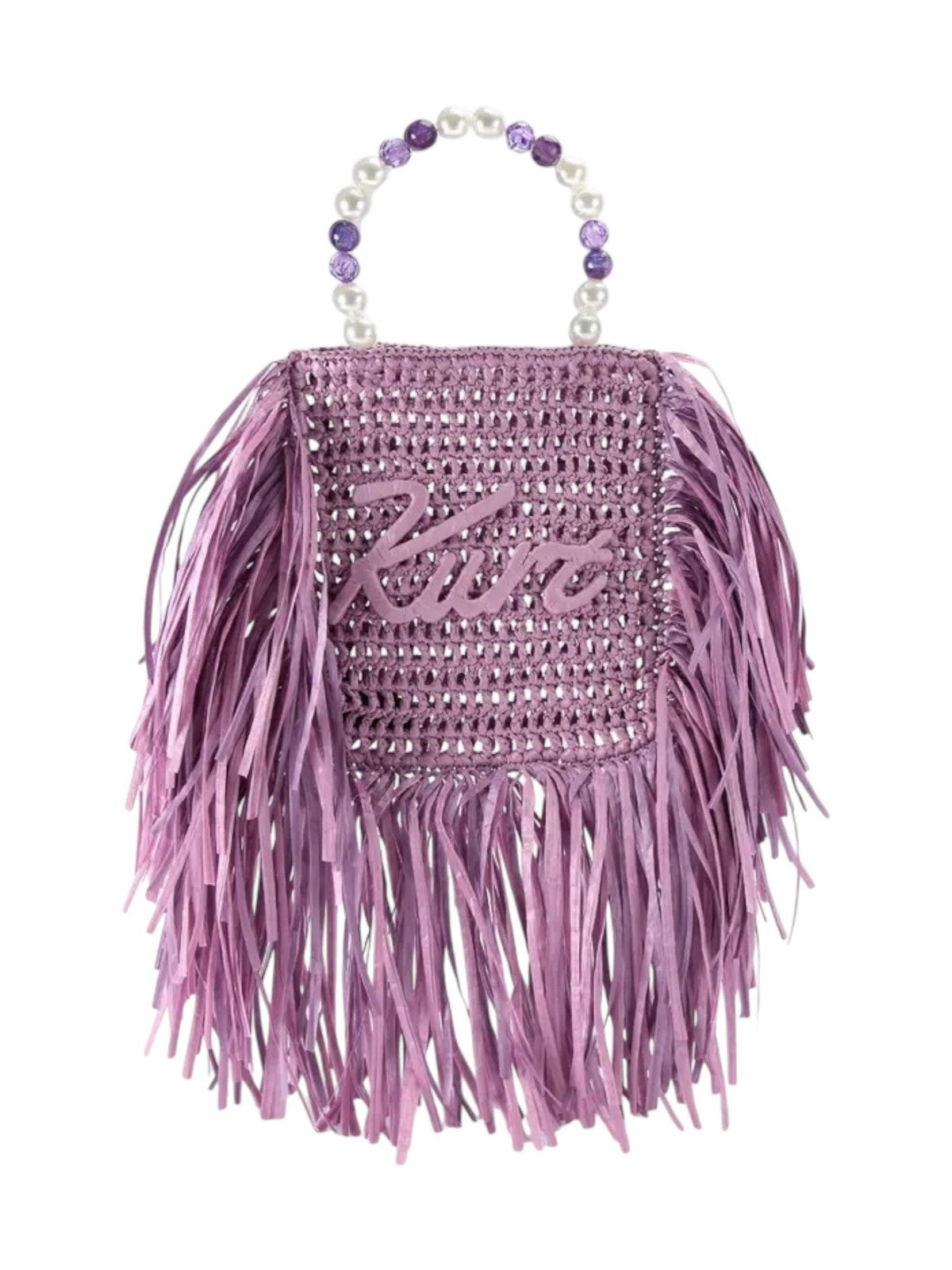 KURT GEIGER Borsa Donna 690-KURT MINI TOTE FRINGE 5568895999 LILAC LILAC