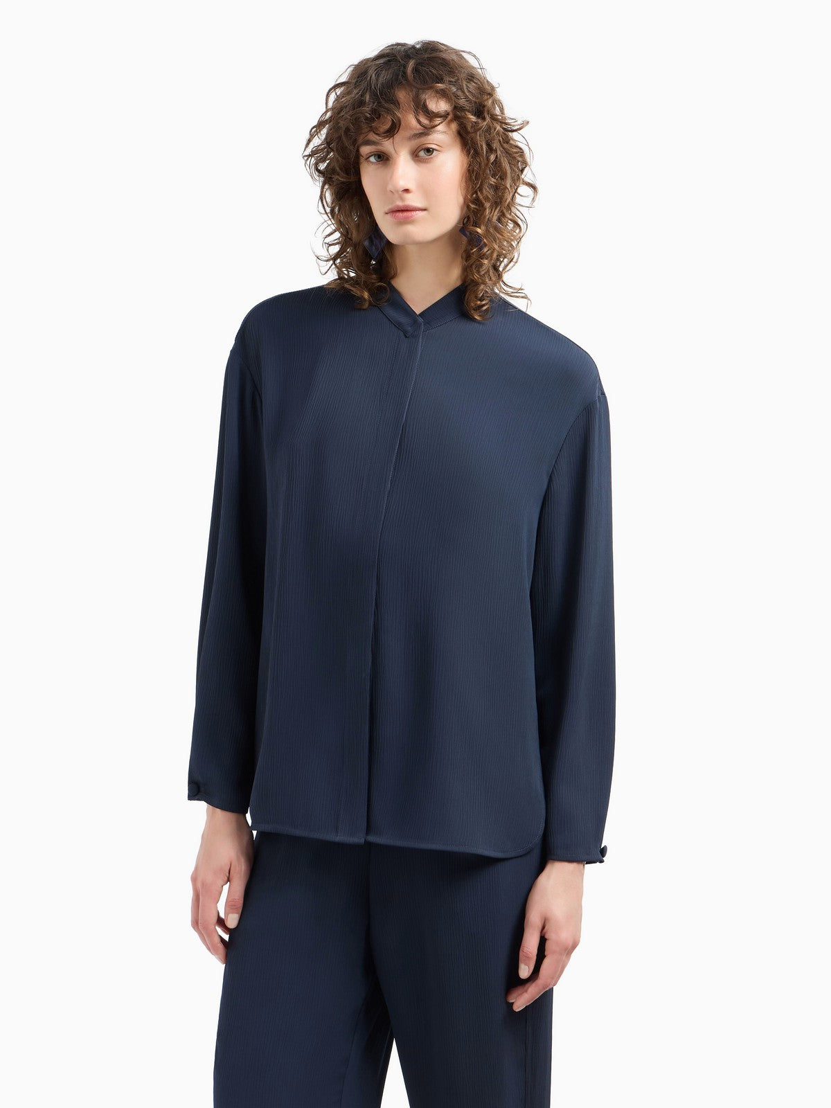 EMPORIO ARMANI Camicia Donna  EW000863 AF12521 UB081 Blu