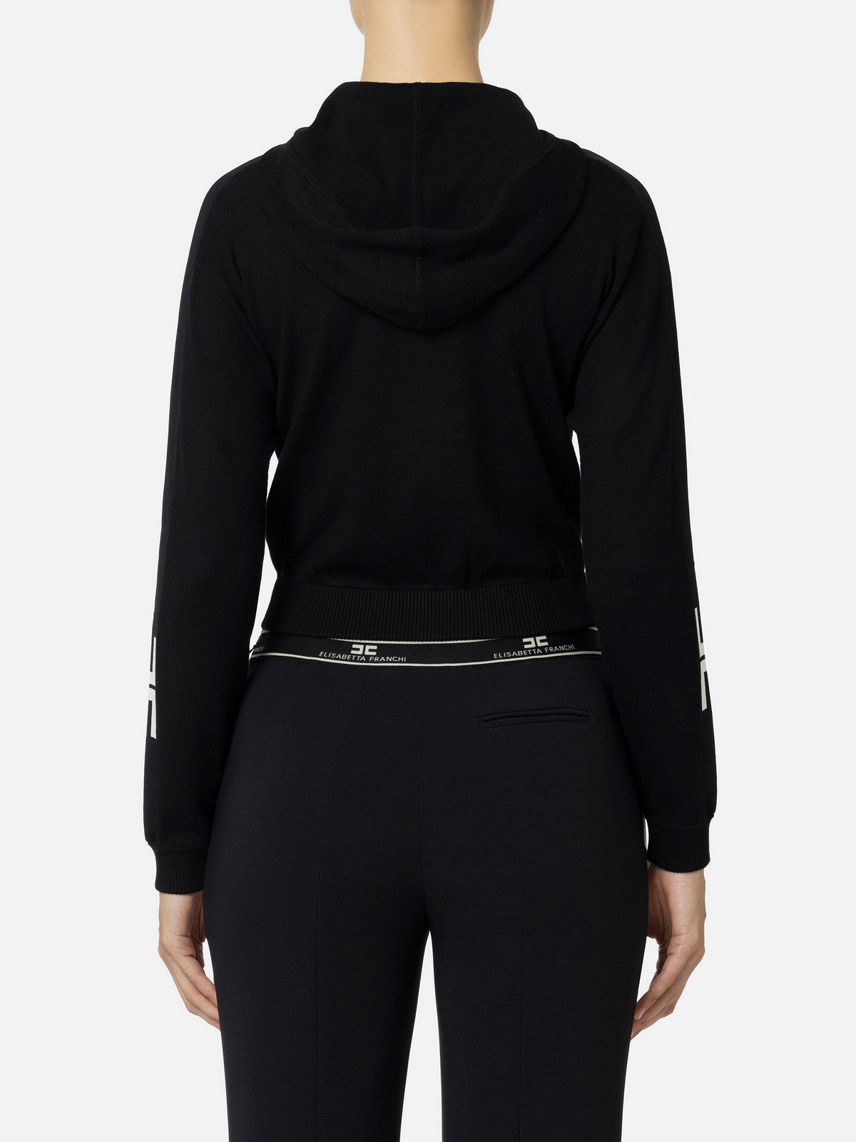 ELISABETTA FRANCHI Frauenpullover MK56S46E2 685 Schwarz