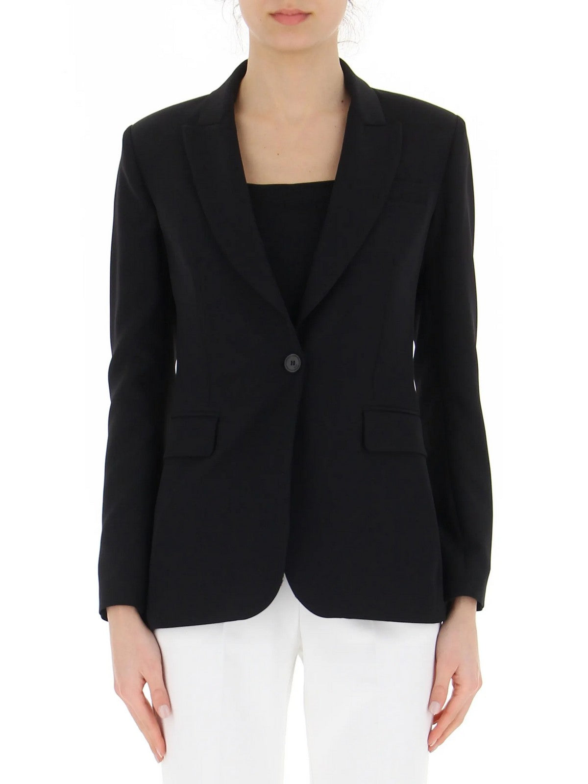 Veste de femmes blanches Liu Jo WXX052T7896 22222 Black