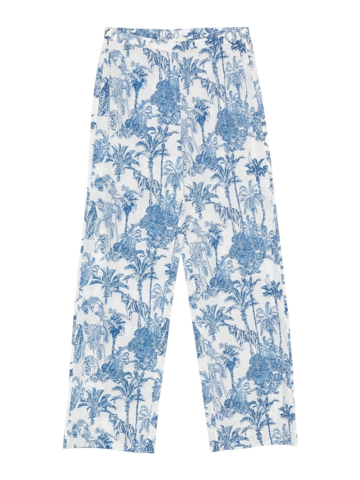 MC2 SAINT BARTH Pantalone Donna  INEZ 01288L COTTON JUNGLE OCEANIA 01