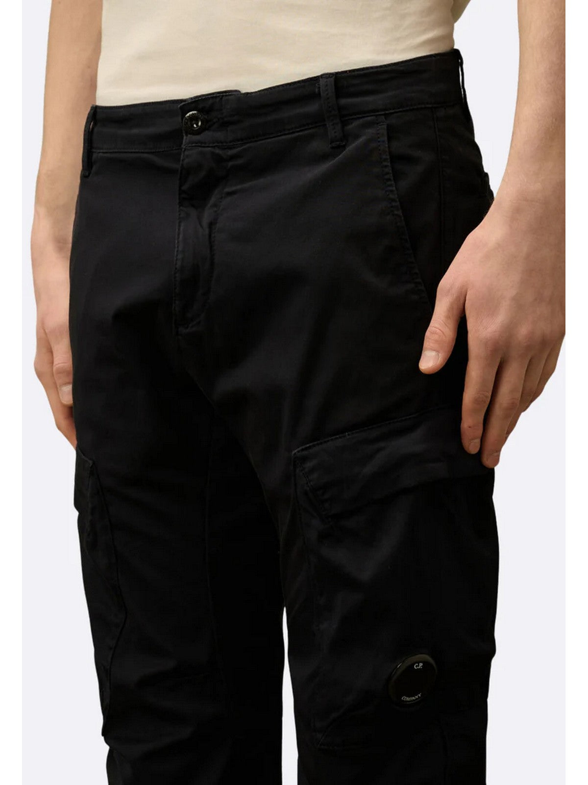C.P. COMPANY Pantalone Uomo  RFCMPA731A005529G 999 999 - BLACK gioboutiqueweb