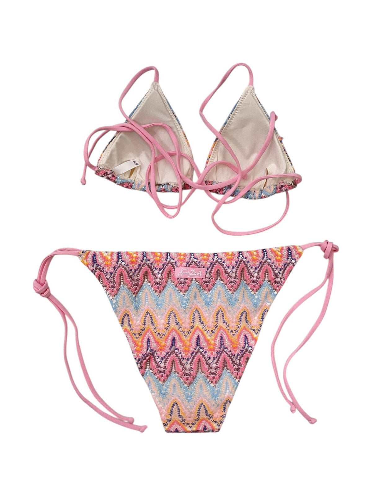 MC2 SAINT BARTH Costume da bagno Bambine e ragazze  LEAH TEEN 03236L RACHEL TWIST PASTEL