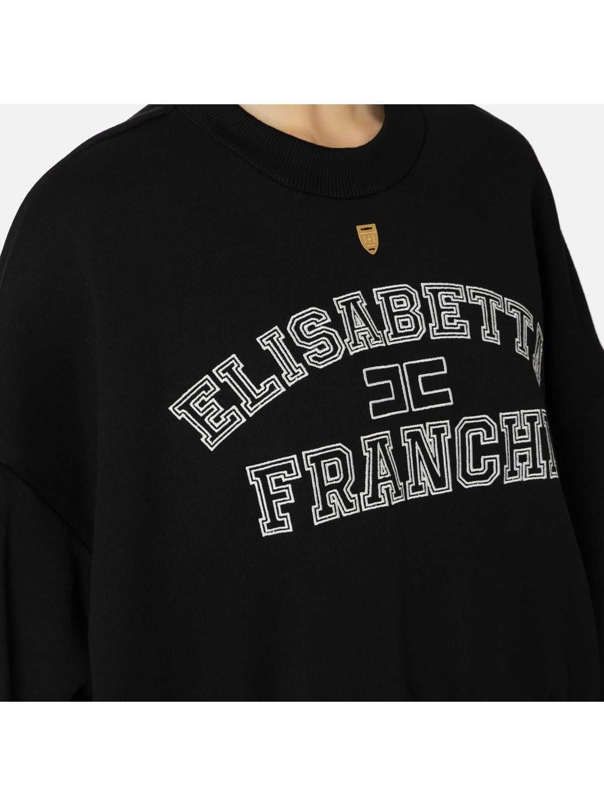 Elisabetta Franchi Frauen Sweatshirt Md00346e2 110 Schwarz