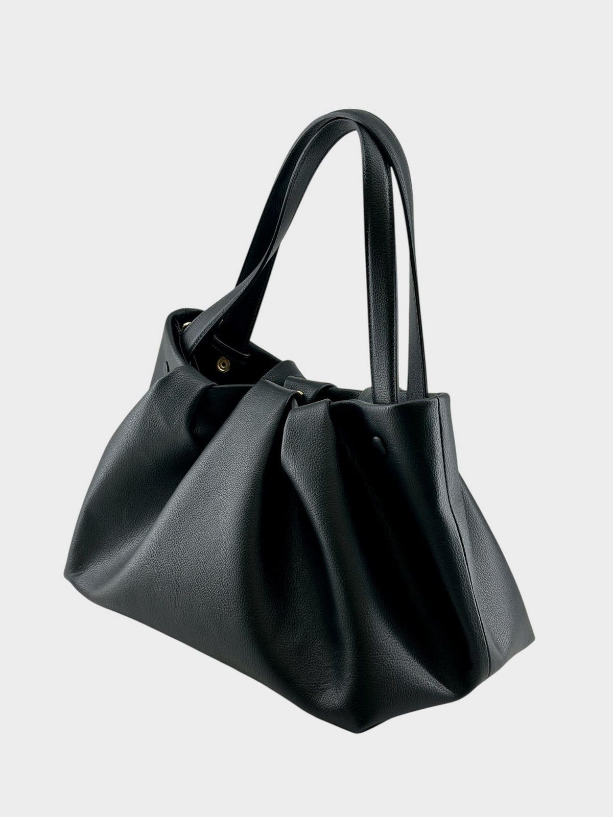 THEMOIRè Athena bottolato bag black eco-friendly design 