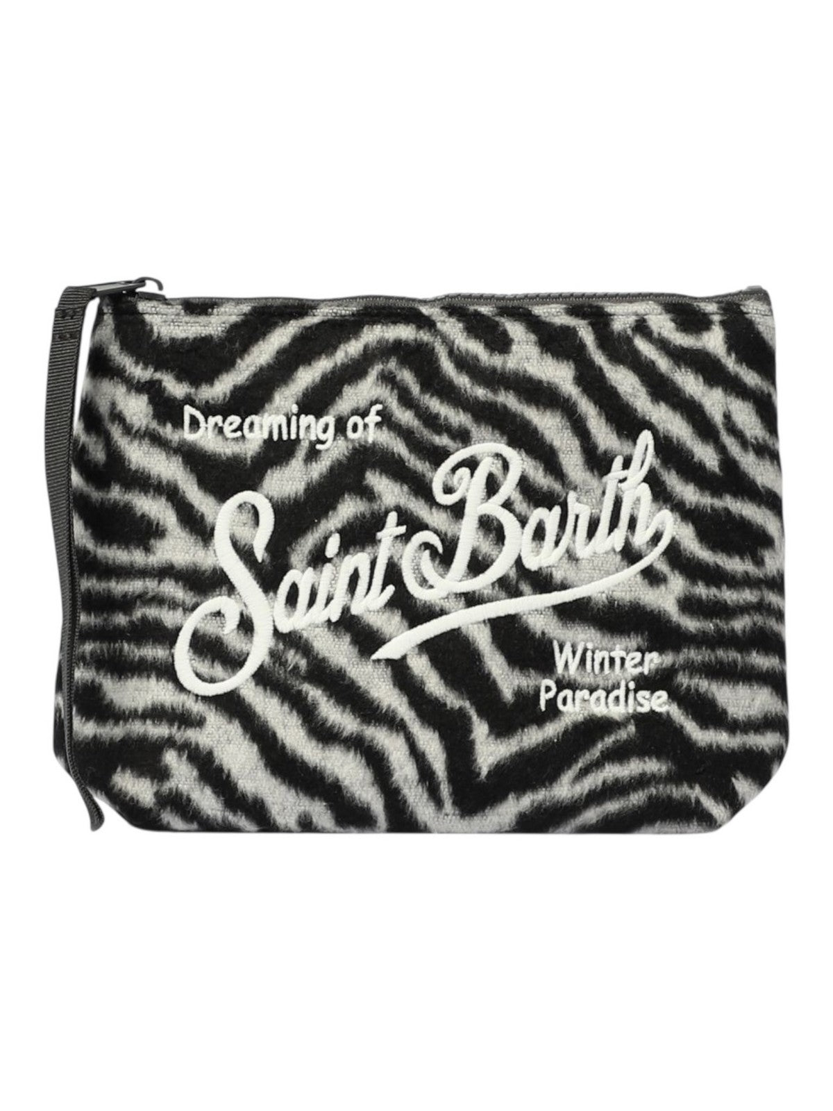 MC2 SAINT BARTH Pochette Donna  ALINE FELT 00269I ZEBRA 00 EMB