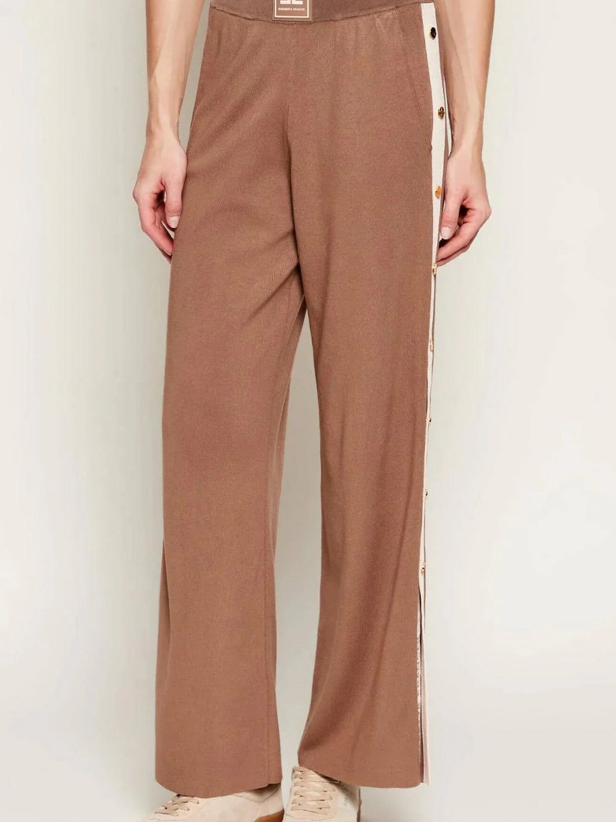 ELISABETTA FRANCHI Pantalone Donna  KP74S61E2 727 ARGILLA/BURRO