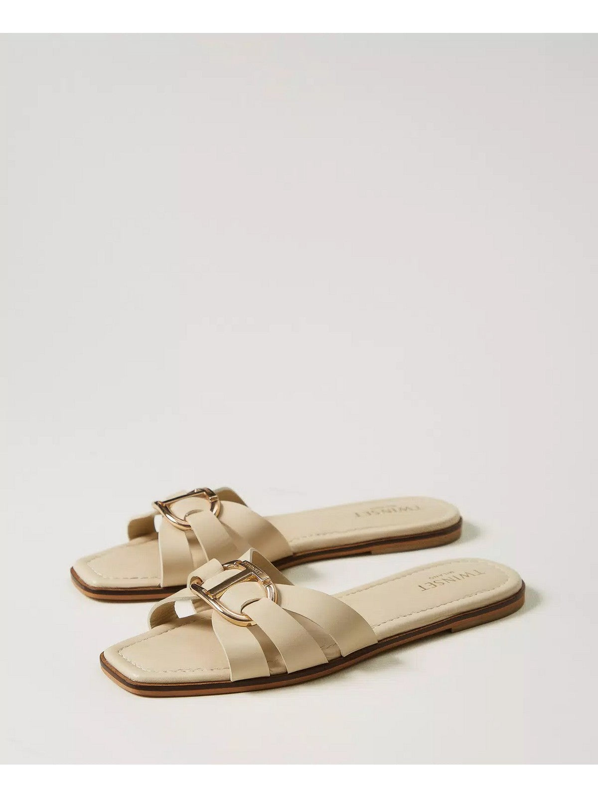 TWINSET Ciabatta Donna  251TGT090 11640 Beige gioboutiqueweb