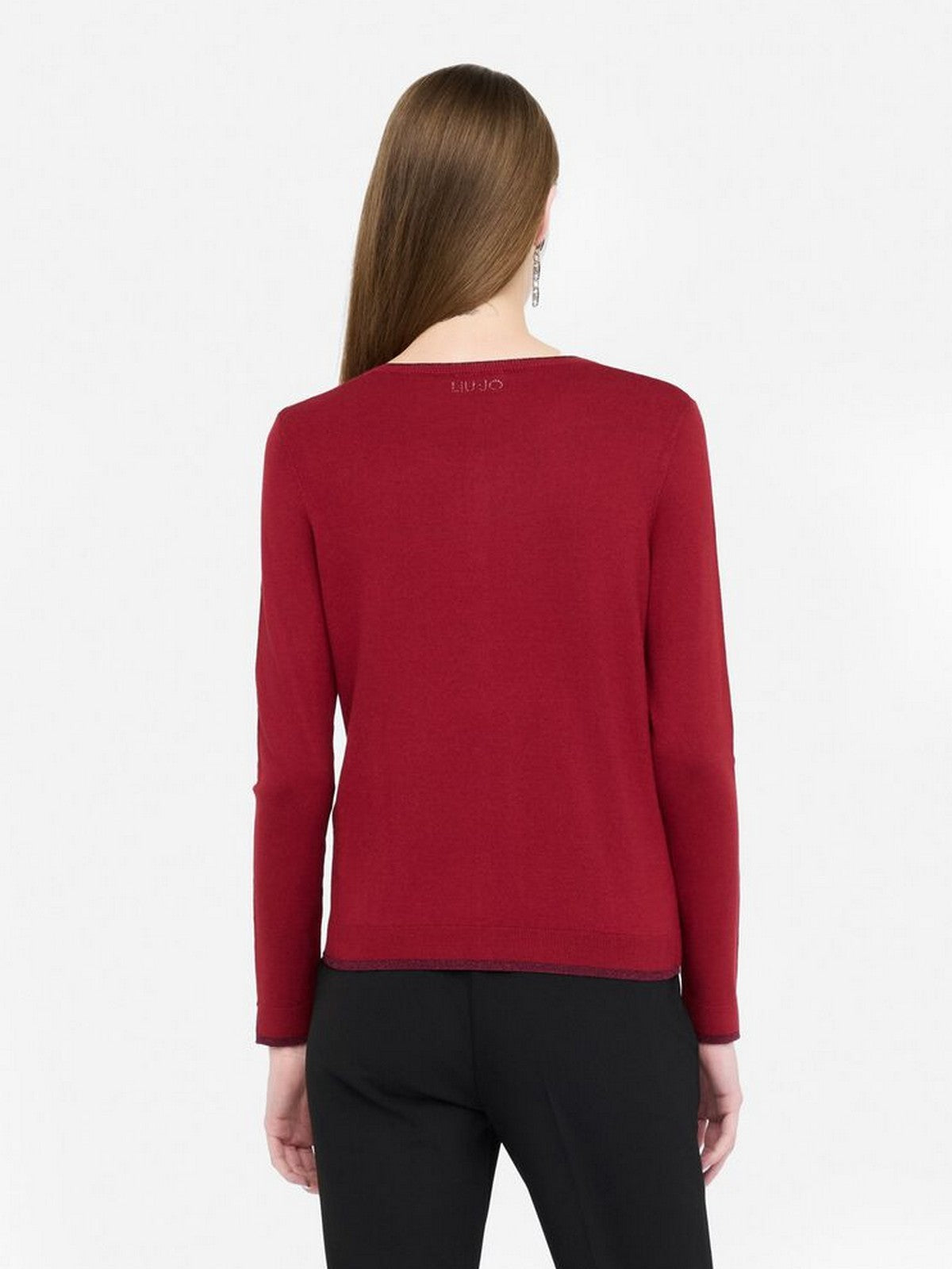 LIU JO WHITE Cardigan Donna  MF5225MS49I 91650 Pepper