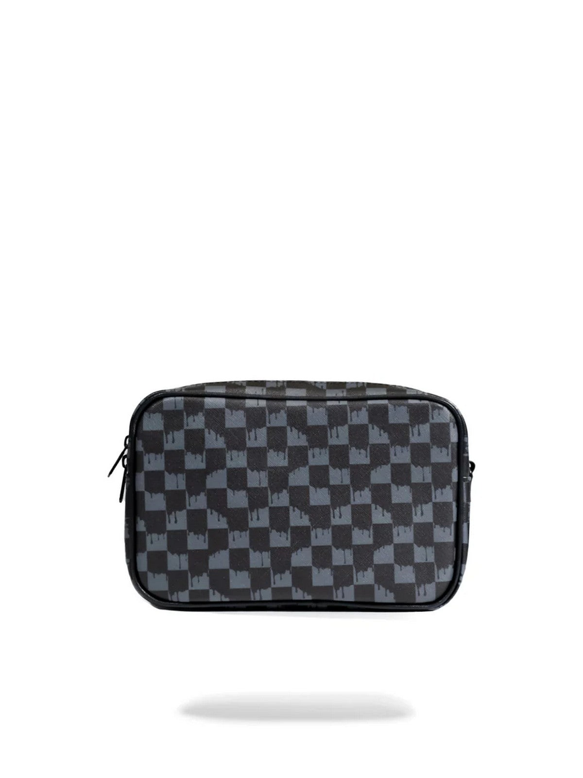 SPRAYGROUND Pochette Uomo DRIP CHECK SHARK TOILETRY BRICK 910B6570NSZ Grigio