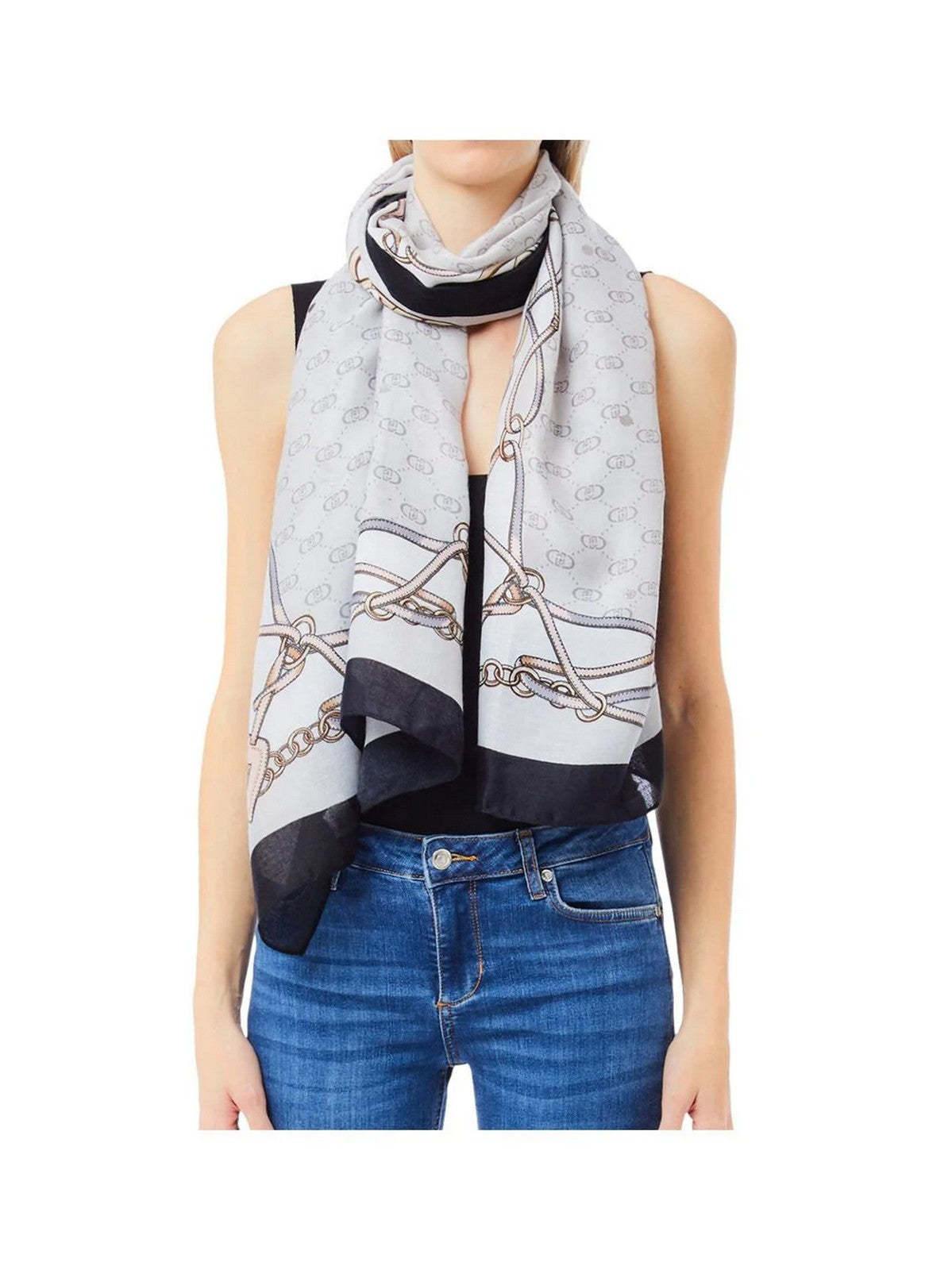 LIU JO SOFT Stola Donna  2F5079T0300 06188 Grigio ghiaccio