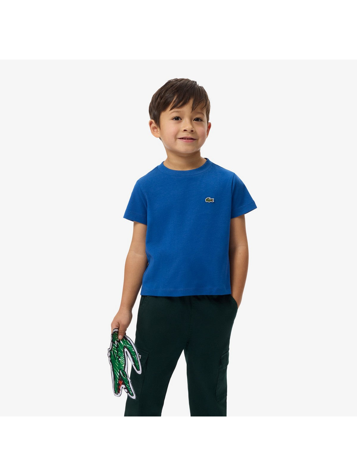 LACOSTE KIDS T-shirt Unisex bambino LCB CORE TEE 847025 UFT Blu